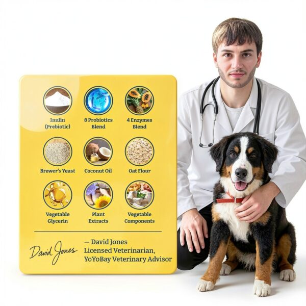 Dog Probiotic Chews YoYoBay Duck Pear Flavor Digestive-2