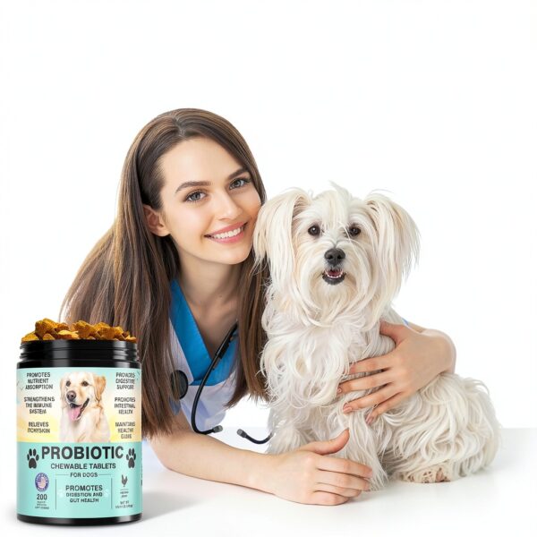 TzzyiC Dog Probiotic Chews for Digestive Health Support-4