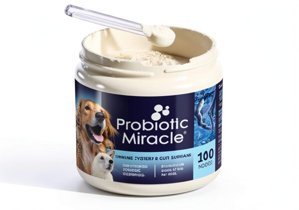 Nusentia Probiotic Miracle Pet Supplement for Dogs Cats-2