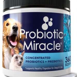 Nusentia Probiotic Miracle Pet Supplement for Dogs Cats-0