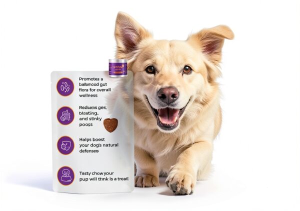 Red Kangaroo Dog Probiotic Chews for Digestive Health-4