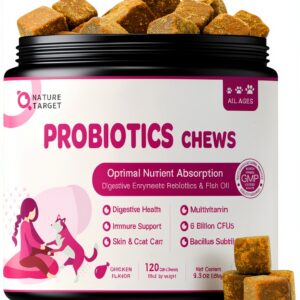 NATURE TARGET Dog Probiotic Chews Digestive Health-0