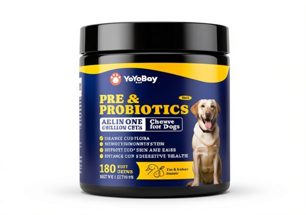 Dog Probiotic Chews YoYoBay Duck Pear Flavor Digestive-8