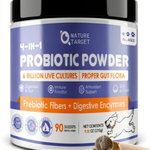 NATURE TARGET Dog Probiotic Supplement Gut Health Immune-0