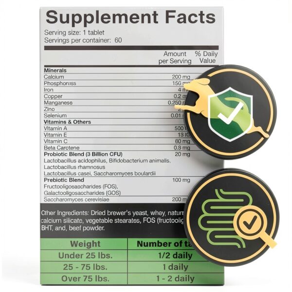 Paws A Day Probiotics for Dogs Allergy Digestive Health-7