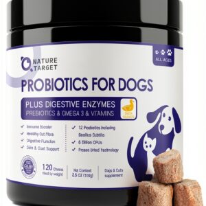 NATURE TARGET Dog Probiotic Chews Freeze Dried Duck Flavor-0