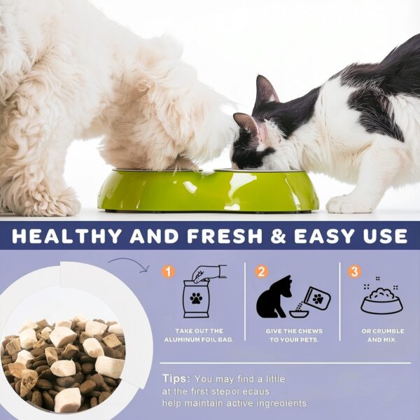 NATURE TARGET Dog Probiotics Freeze Dried Chews Gut Health-3