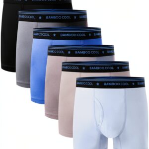 Boys Bamboo Underwear Soft Breathable No Ride Up 6 Pack-0