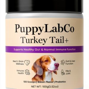 Puppylabco Turkey Tail Dog Supplement Mushroom Probiotics-0