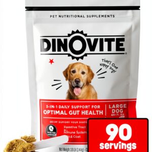 Dinovite Dog Supplement Probiotics Skin Coat Immune Health-0