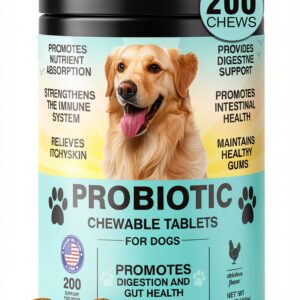 TzzyiC Dog Probiotic Chews for Digestive Health Support-0