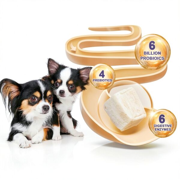 NATURE TARGET Dog Probiotics Freeze Dried Chews Gut Health-1