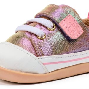 See Kai Run First Walker Shoe Infant Sneakers Gold Pink-0