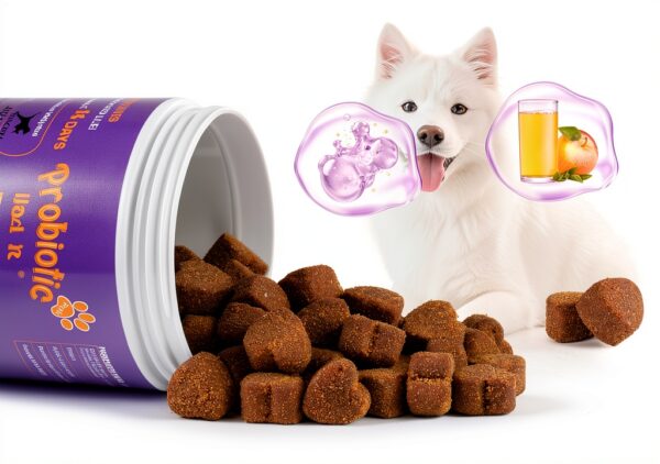 Red Kangaroo Dog Probiotic Chews for Digestive Health-1
