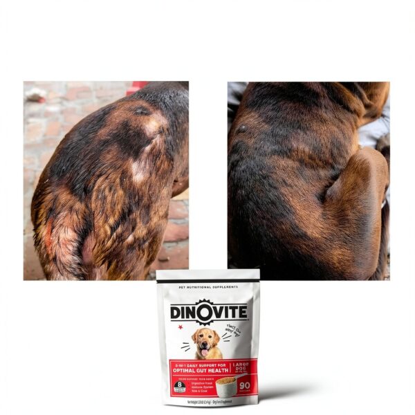 Dinovite Dog Supplement Probiotics Skin Coat Immune Health-3