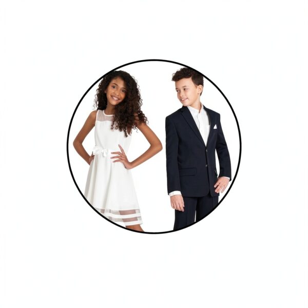 Calvin Klein Boys Slim Fit Cotton Stretch Button Down Shirt-4