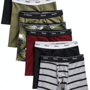 Hanes Boys Boxer Briefs Cotton Blend Comfort Fit 6 Pack-0