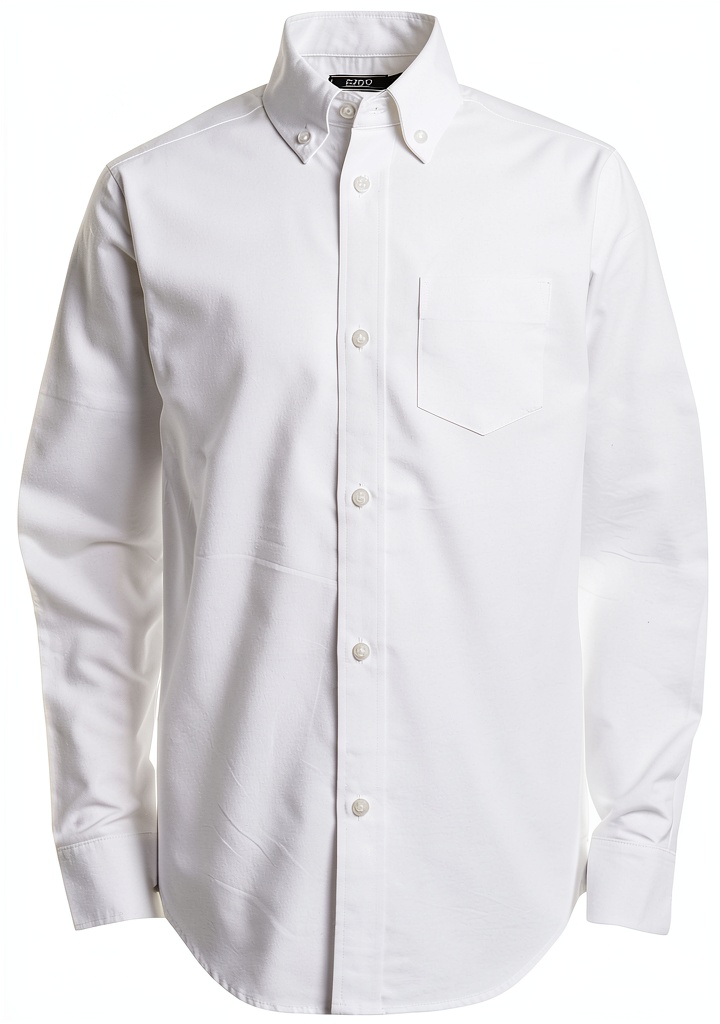 IZOD Boys Oxford Shirt in White color on a hanger