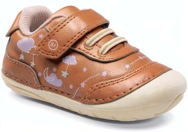 Stride Rite Baby Girls Sneakers Leather Ortholite Memory-0