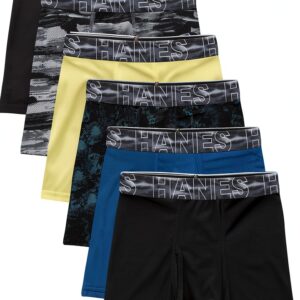 Hanes Boys Boxer Briefs X-Temp Technology Comfort Flex-0