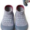 Baby Sock Shoe Soft Cotton Non-Slip Sole Infant Walking-0
