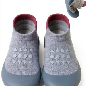Baby Sock Shoe Soft Cotton Non-Slip Sole Infant Walking-0