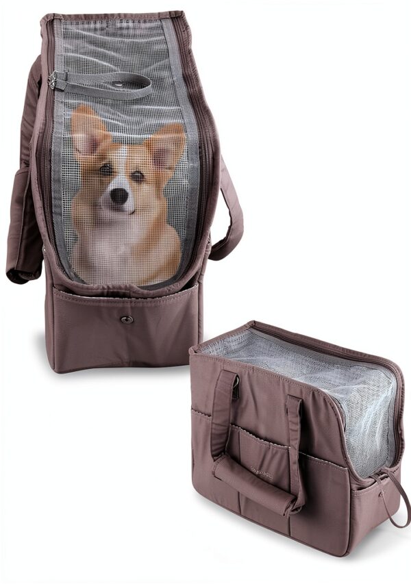 Maxetodo Dog Carrier Purse Spacious Breathable Pet Travel-3