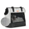 Pecute Expandable Mesh Dog Carrier Purse for Small Pets-2