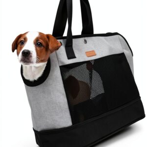 Pecute Expandable Mesh Dog Carrier Purse for Small Pets-0