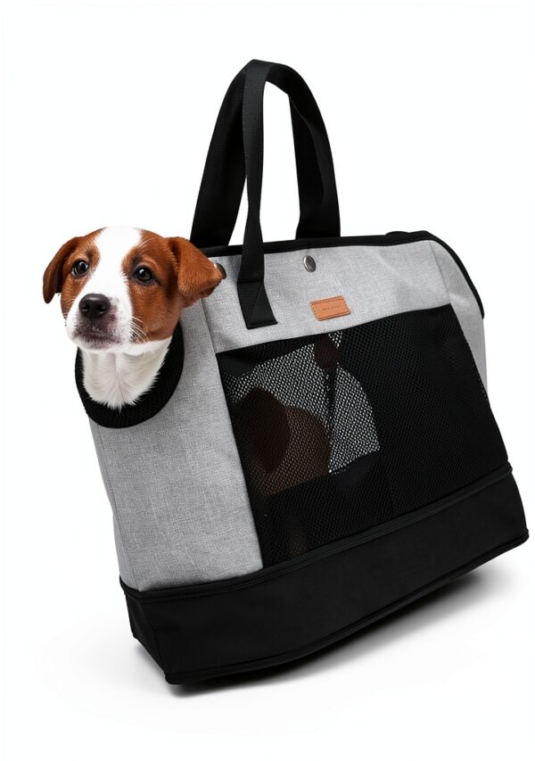 Pecute Expandable Mesh Dog Carrier Purse for Small Pets-0