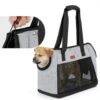 Pecute Expandable Mesh Dog Carrier Purse for Small Pets-4