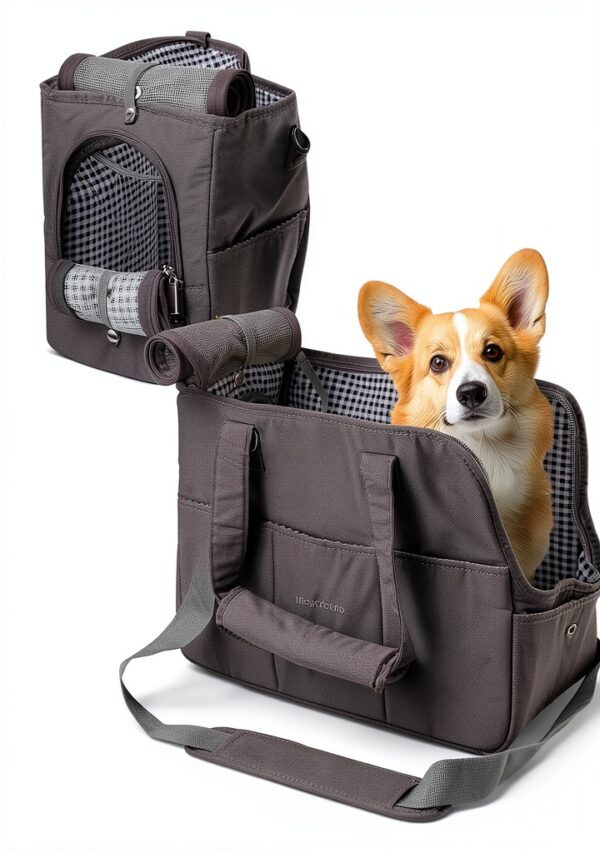 Maxetodo Dog Carrier Purse Spacious Breathable Pet Travel-2