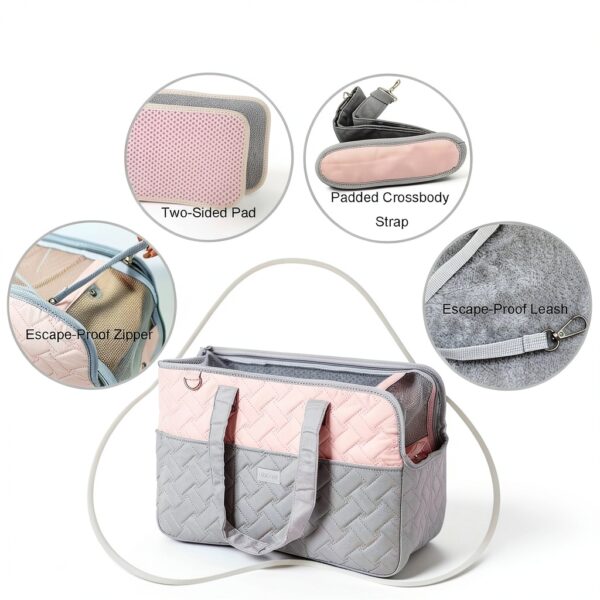 RIICINE Pet Carrier Airline Approved Nylon Lightweight-4